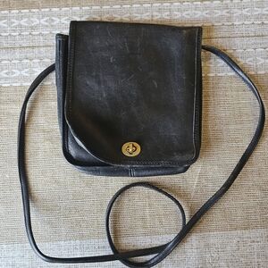 Coach black vintage leather bag 0990 260